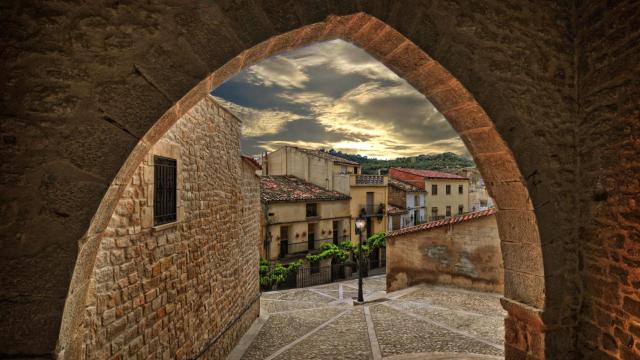 Casco histórico de Calaceite (Teruel).