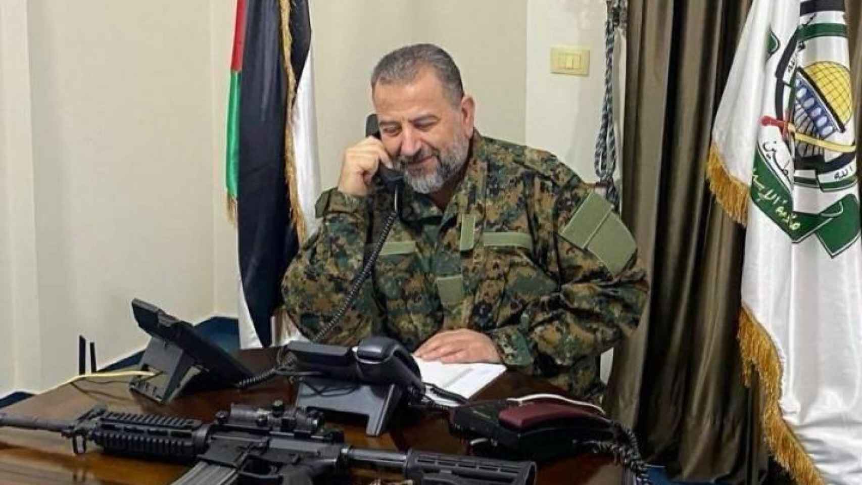 Saleh Al-Arouri, número dos de Hamás.
