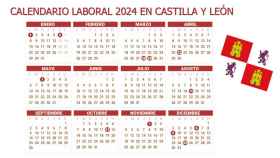 Calendario laboral 2024 en Castilla y León