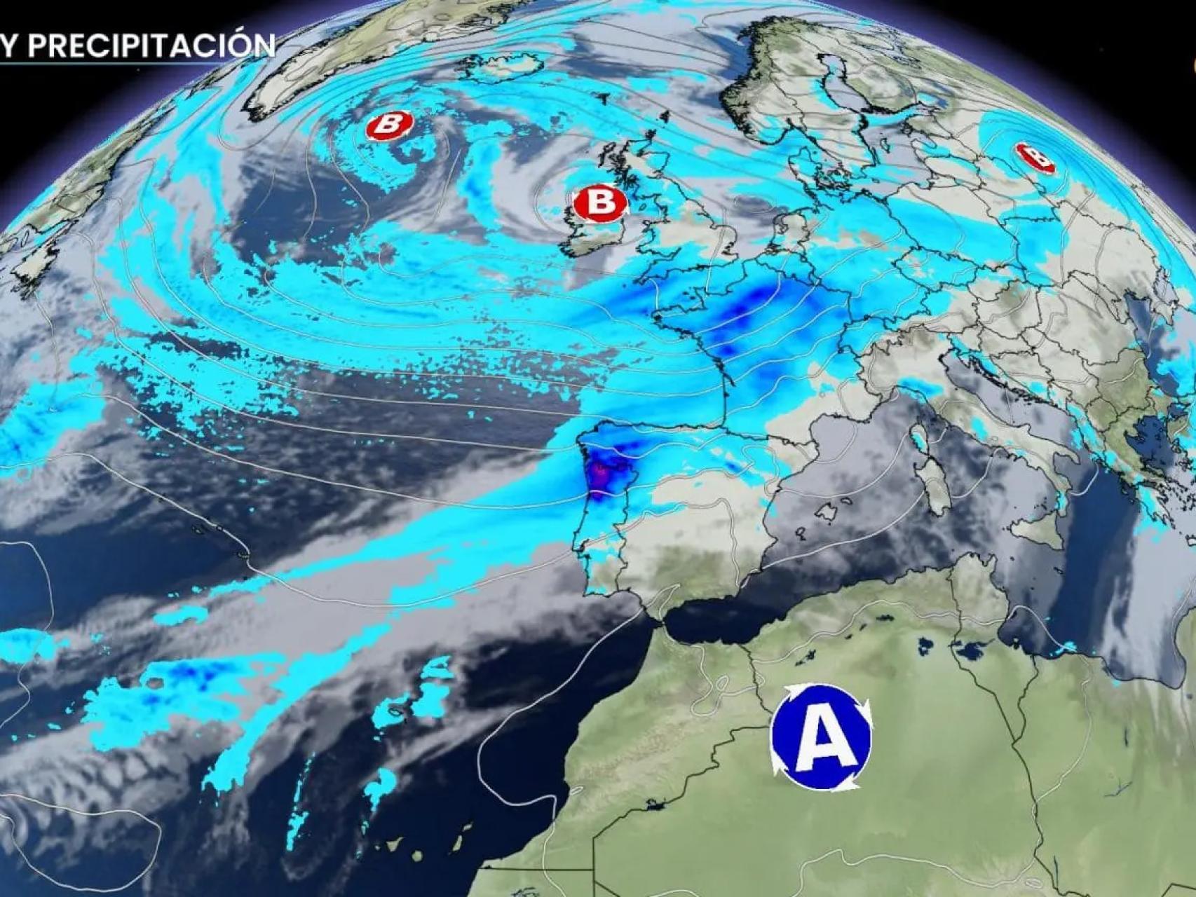 Hasta cuándo durará el temporal de nieve, frío y viento en España? La Aemet  pone fecha al fin del tren de borrascas, Actualidad