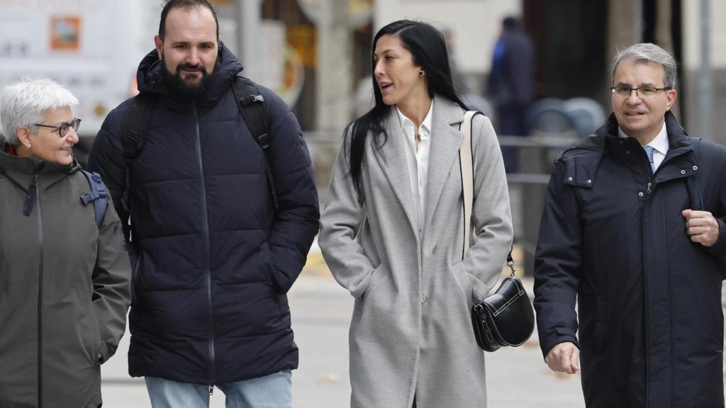 Jenni Hermoso, este martes en la Audiencia Nacional.