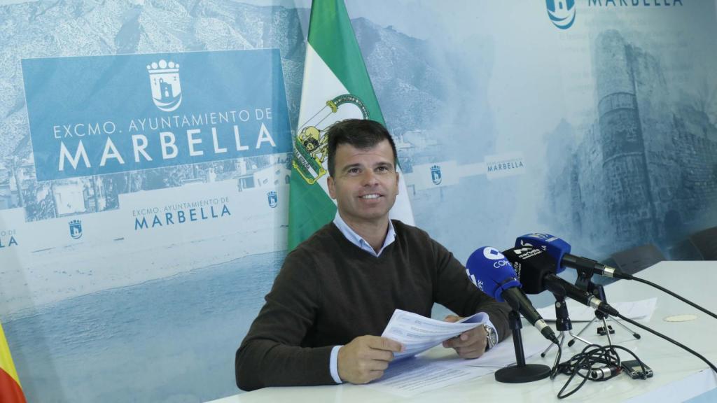 El concejal de Obras, Diego López.