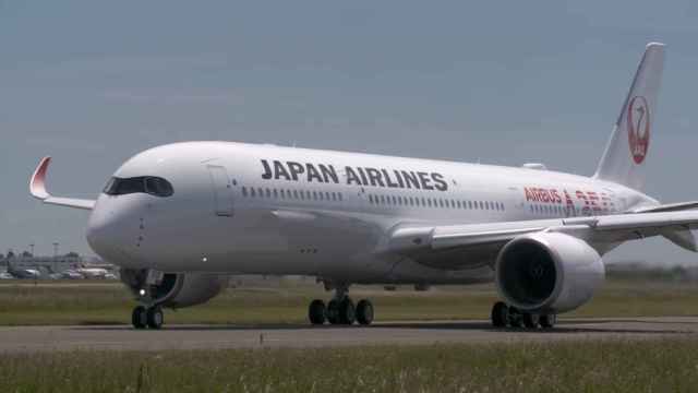 El Airbus 350 de Japan Airlines.