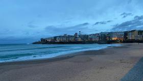 A Coruña en una jornada de invierno.