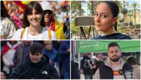 Los cuatro líderes de 'Revuelta': Nelia Aguado, Elsa Almeda, César Pintado y Pablo González