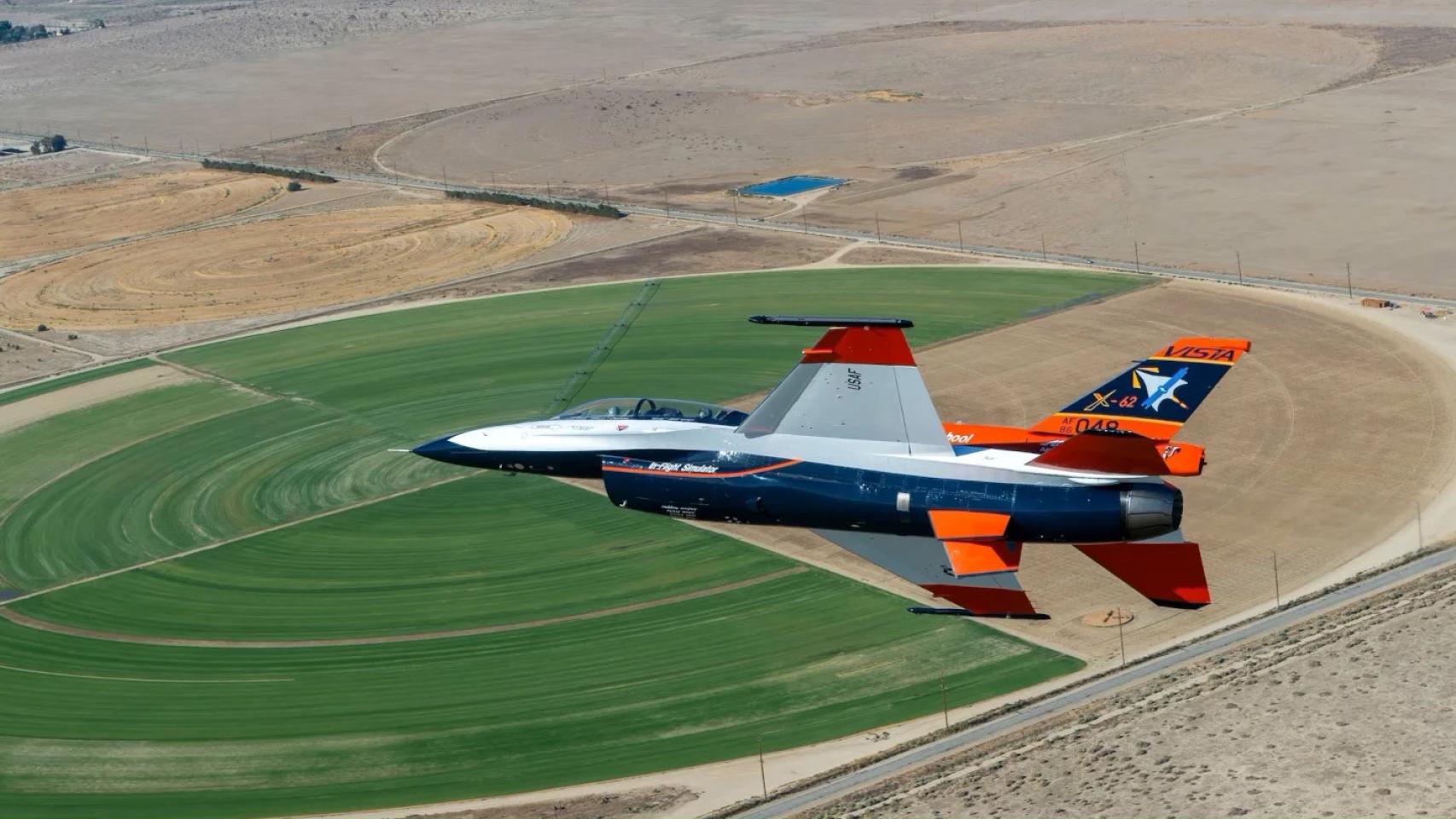 X-62 VISTA, avión experimental con IA basado en el F-16