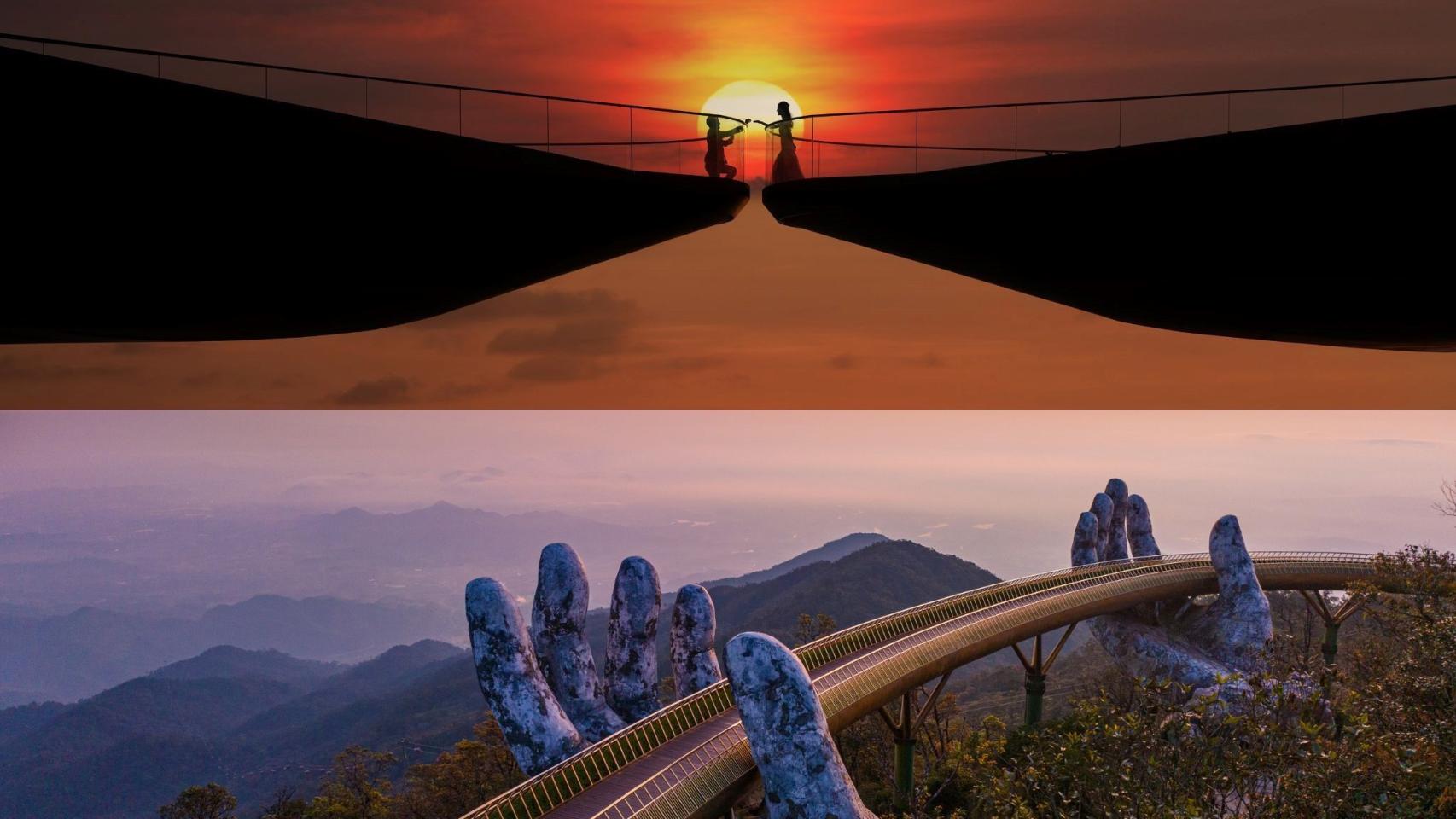 Kiss bridge, en Vietnam.