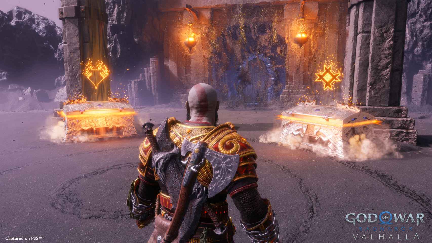 Un fotograma del videojuego 'God of War Ragnarok: Valhalla'