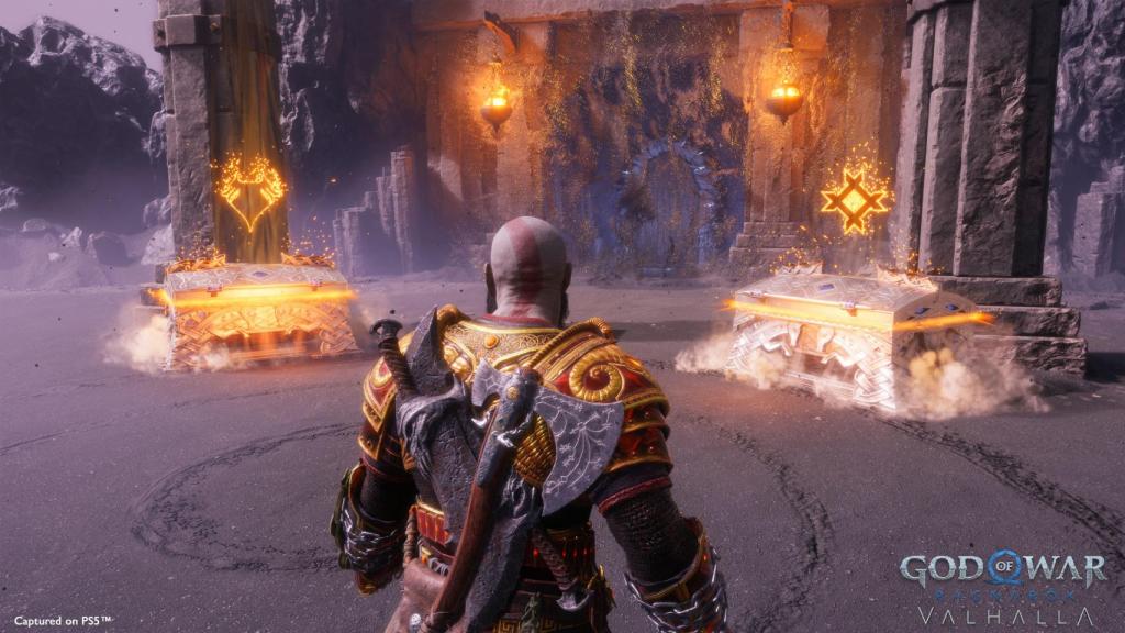Un fotograma del videojuego 'God of War Ragnarok: Valhalla'