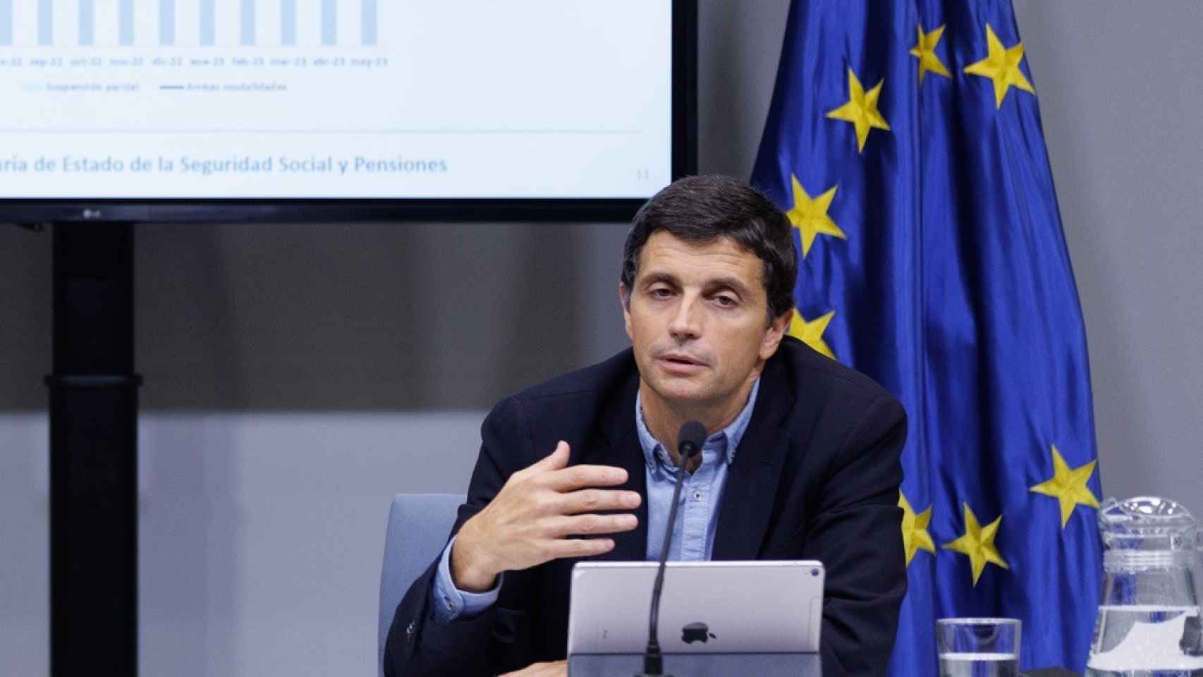 El secretario de Estado de Seguridad Social y Pensiones, Borja Suárez.