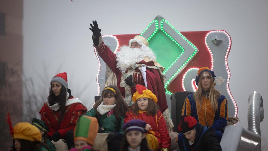 Los niños en la cabalgata de Arroyo de la Encomienda