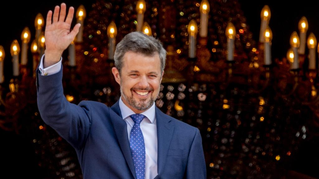 Federico de Dinamarca el día de su 50 cumpleaños.