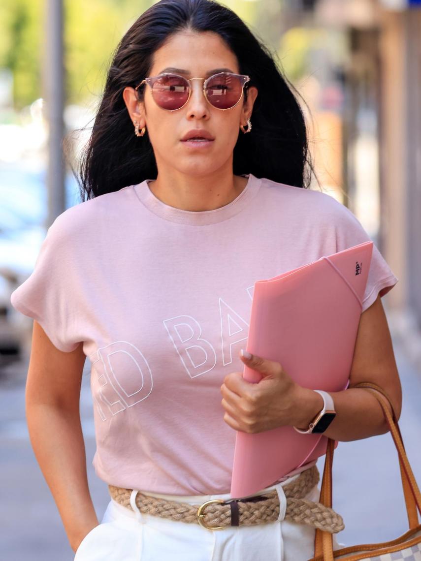 Gabriela Guillén, en las calles de Madrid.