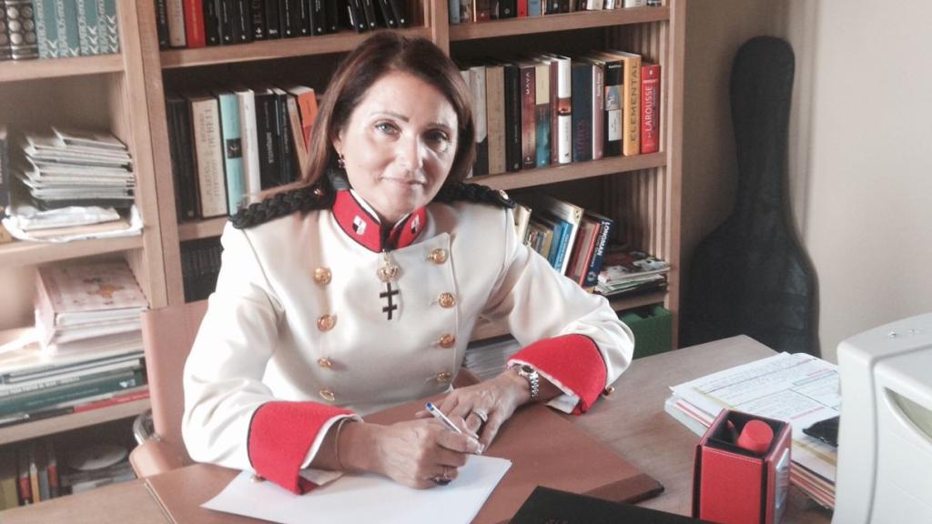 Cruz Celdrán, la Gran Priora de los Templarios de España: