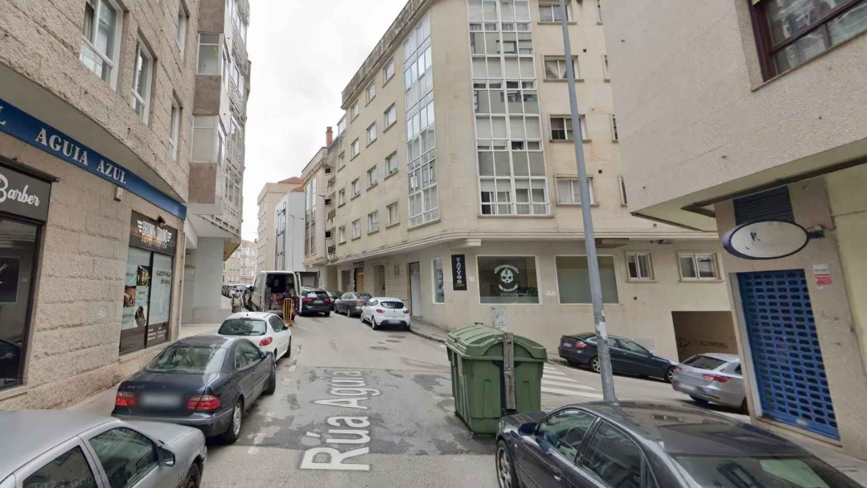 Rúa Aguia, en Vigo.