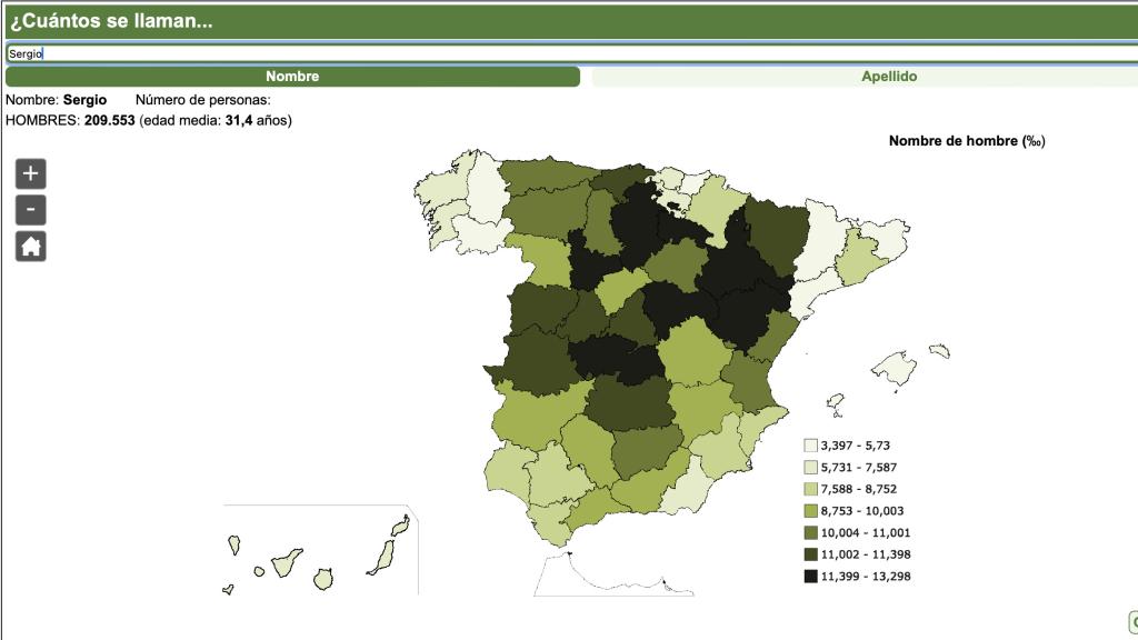 Captura de pantalla del INE.