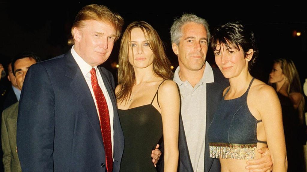 Donald Trump, Melania Trump, Ghislaine Maxwell, Jeffrey Epstein