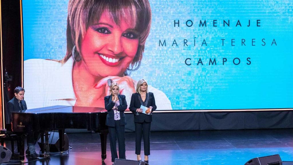 TVE emite este viernes el homenaje a María Teresa Campos.