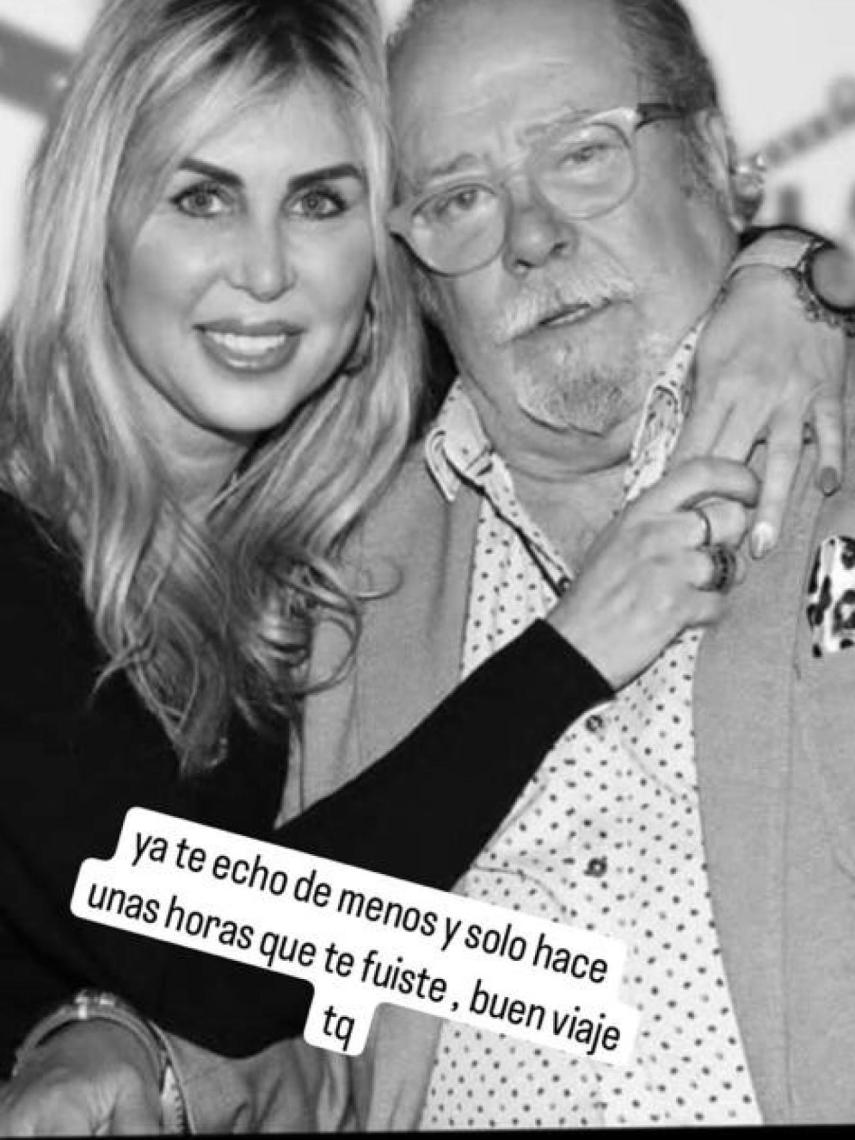 Malena Gracia también se ha despedido de Paco Arévalo a través de sus 'stories'.