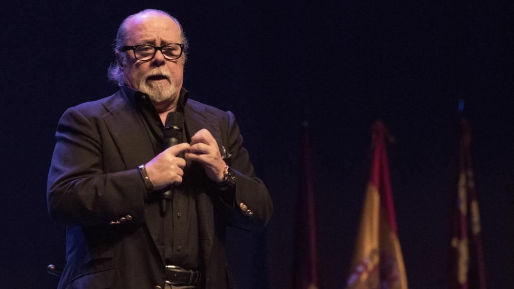 Paco Arévalo, durante una gala en Cartagena.