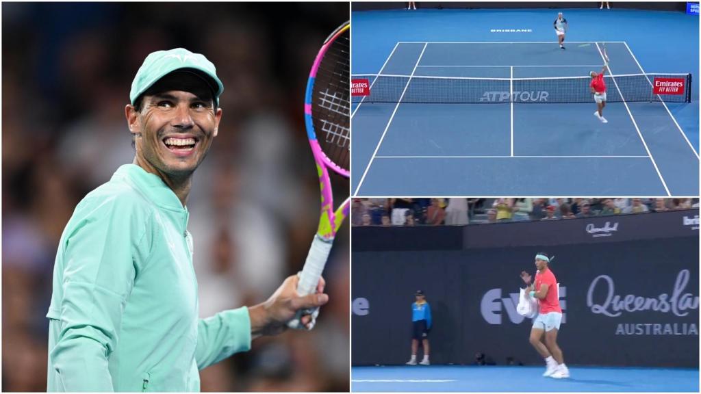 El partido de Nadal en Brisbane contra Kubler