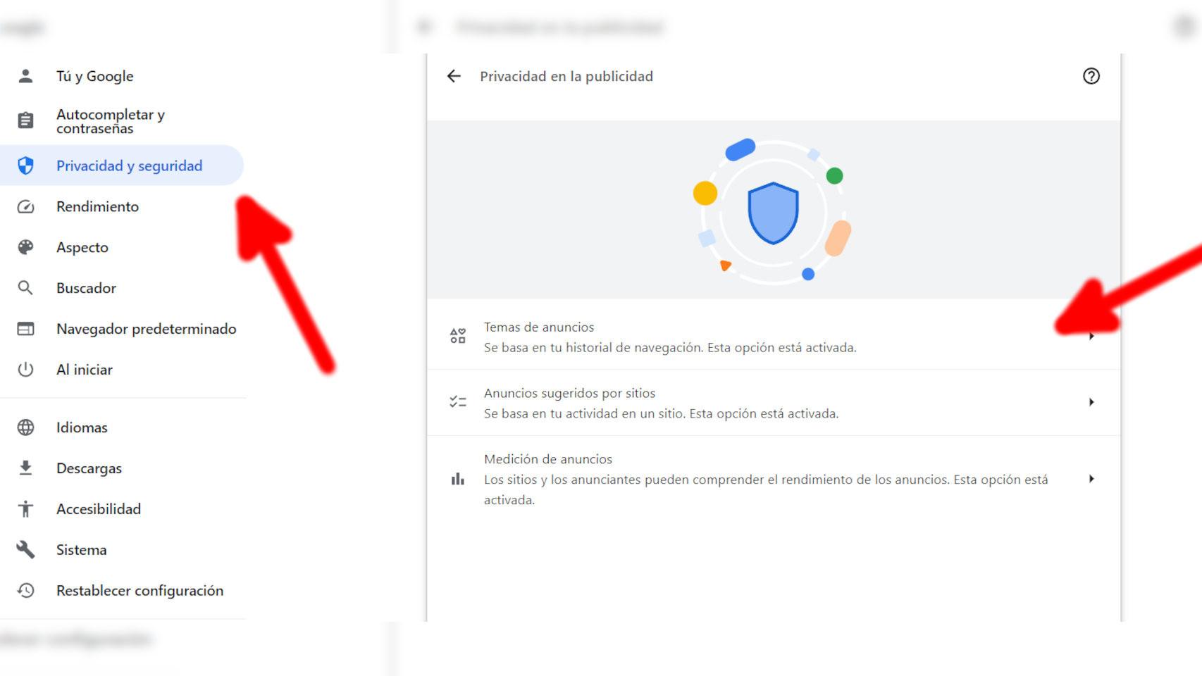 Cómo desactivar los temas de anuncios de Chrome