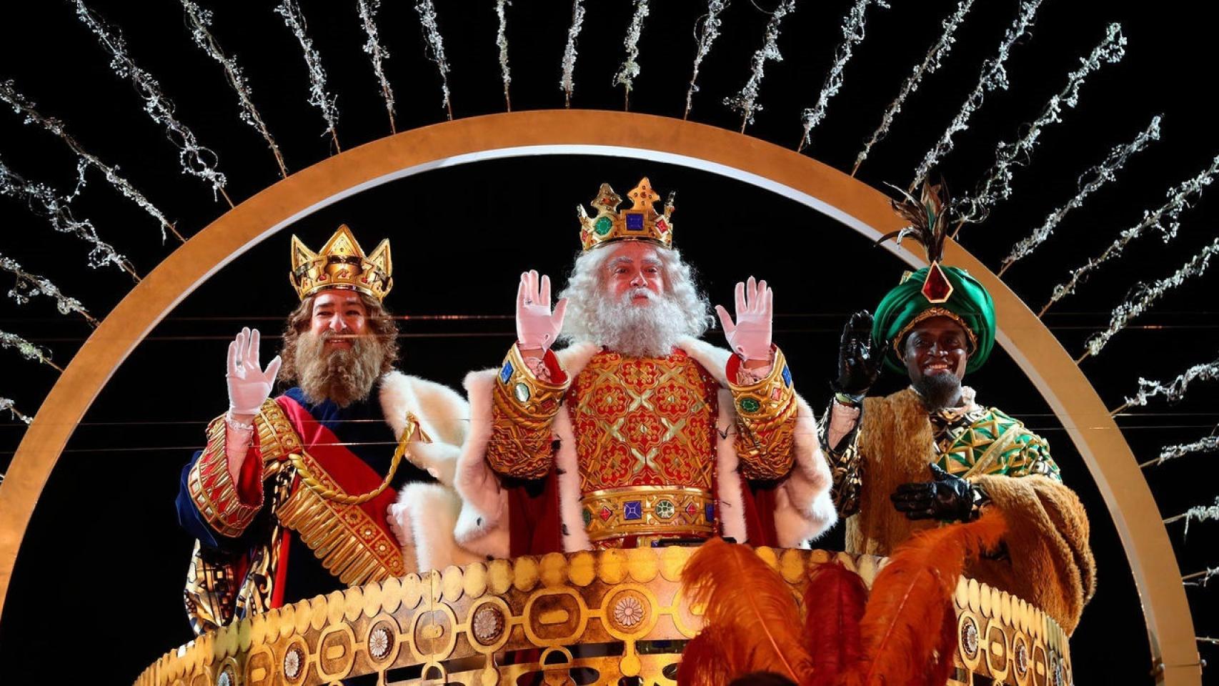 La cabalgata de los Reyes Magos de Madrid.