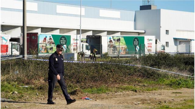 Zona donde un hombre fue abatido por un policía nacional en A Coruña