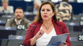 Ana Miranda en el Parlamento Europeo en una imagen de archivo.