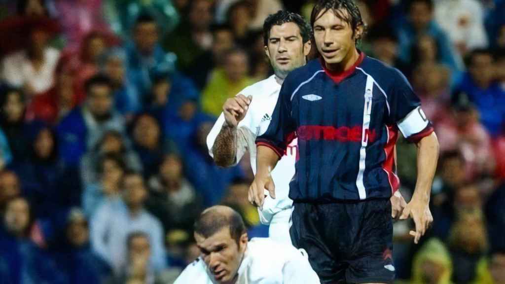 Mostovói junto a Figo y Zidane.