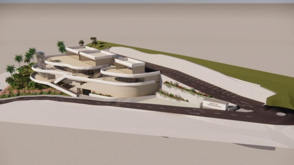 Otra de las vistas del futuro centro comercial.