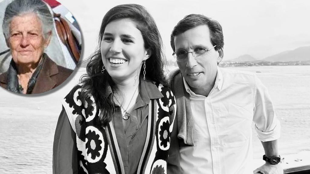 José Luis Martínez-Almeida y su prometida, Teresa Urquijo, en un montaje de EL ESPAÑOL junto a la abuela materna de ella, Teresa de Borbón y Borbón.