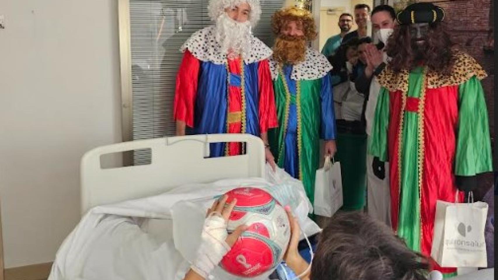 Los Reyes Magos en el Hospital Quironsalud Málaga.