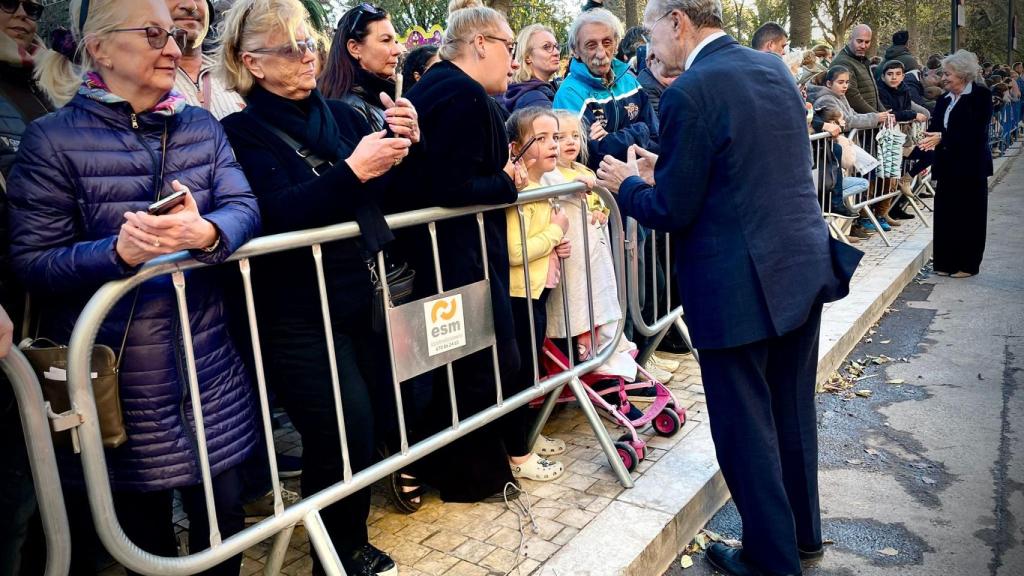 El alcalde de Málaga, en la Cabalgata.