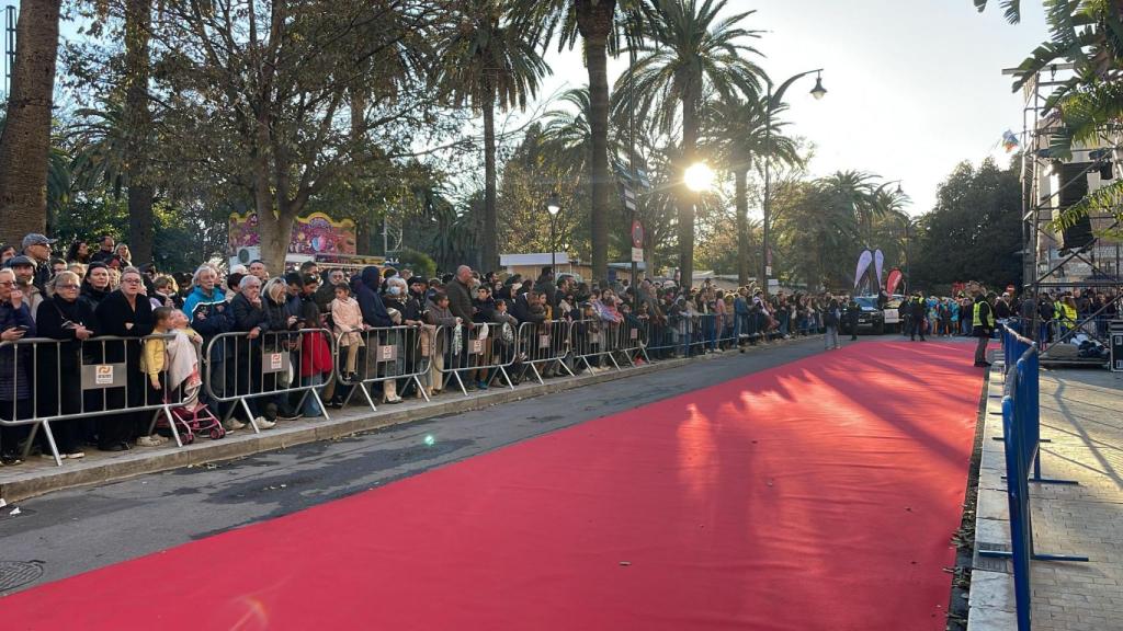 Alfombra roja para los Reyes Magos.