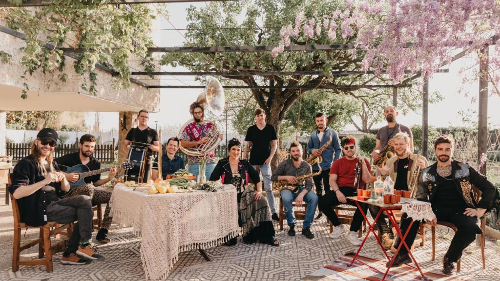 Amparo Sánchez y Artistas del Gremio. Foto: Rakel López