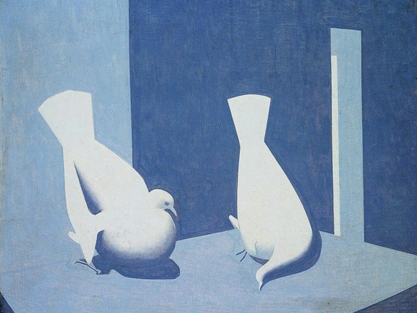 'Colombes (Palomas) / Pigeons (Palomas)....h acia1963-1965. ©Cortesía Fundación Telefónica, Madrid. Foto: Fernando Maquieira