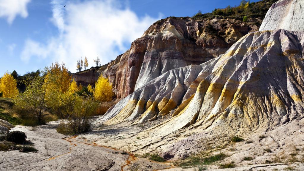 Mina de caolín en Peñalén (Guadalajara).