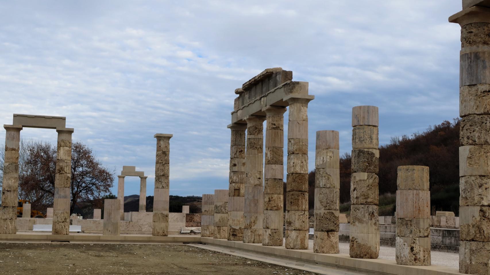 Palacio de Filipo II en la localidad griega de Vergina