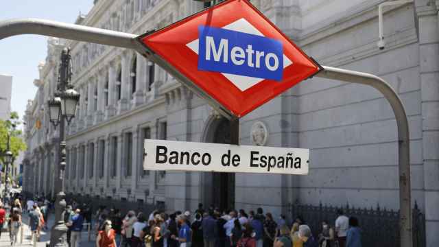 Estación de Metro de Banco de España.