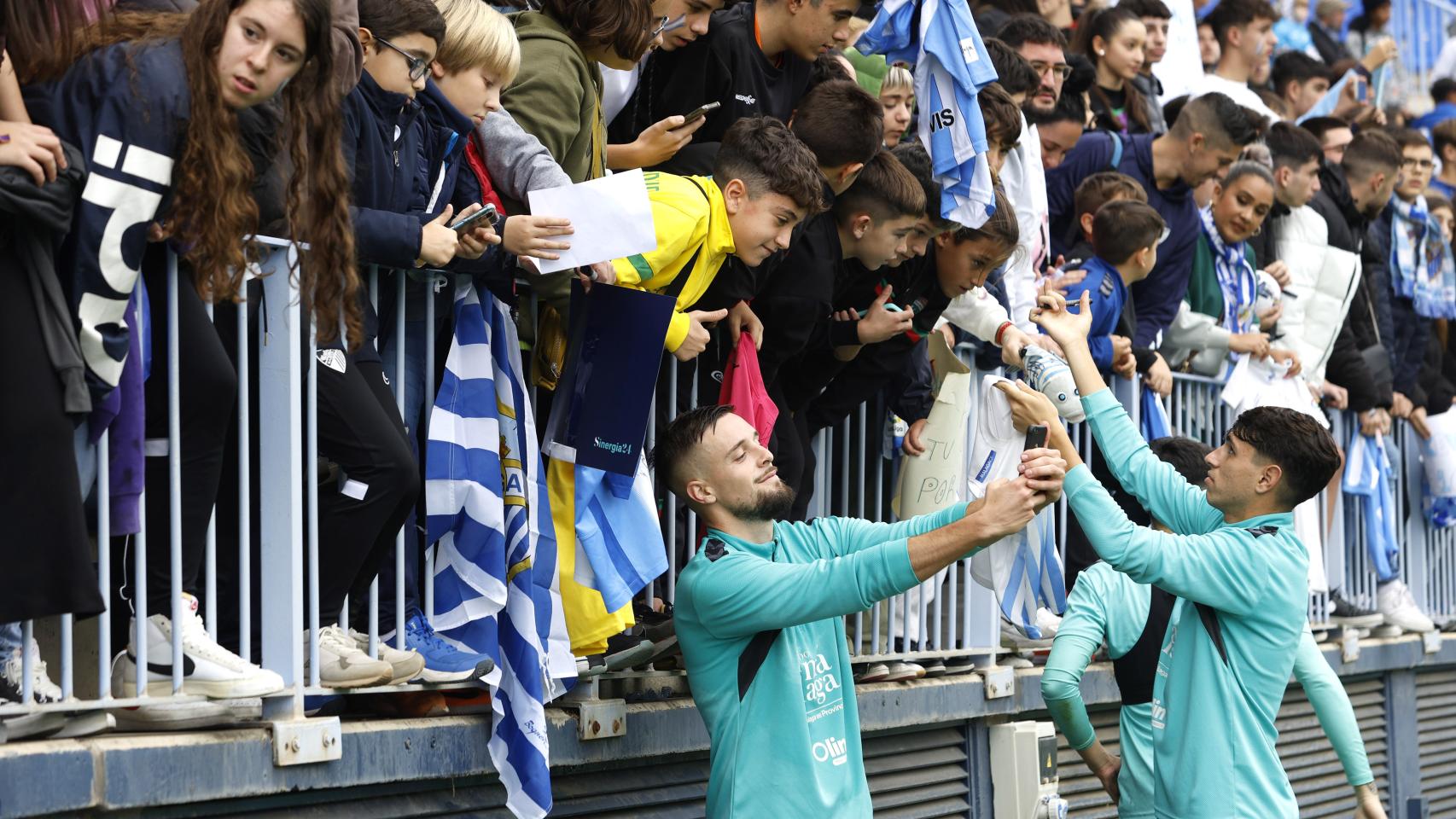 Genaro, jugador del Málaga CF