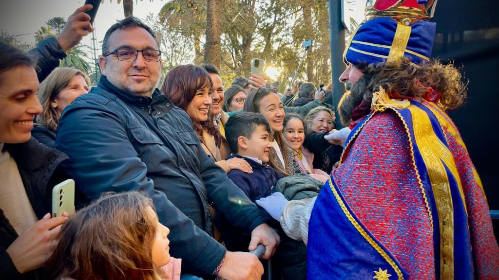 Un momento de la cabalgata de Málaga.