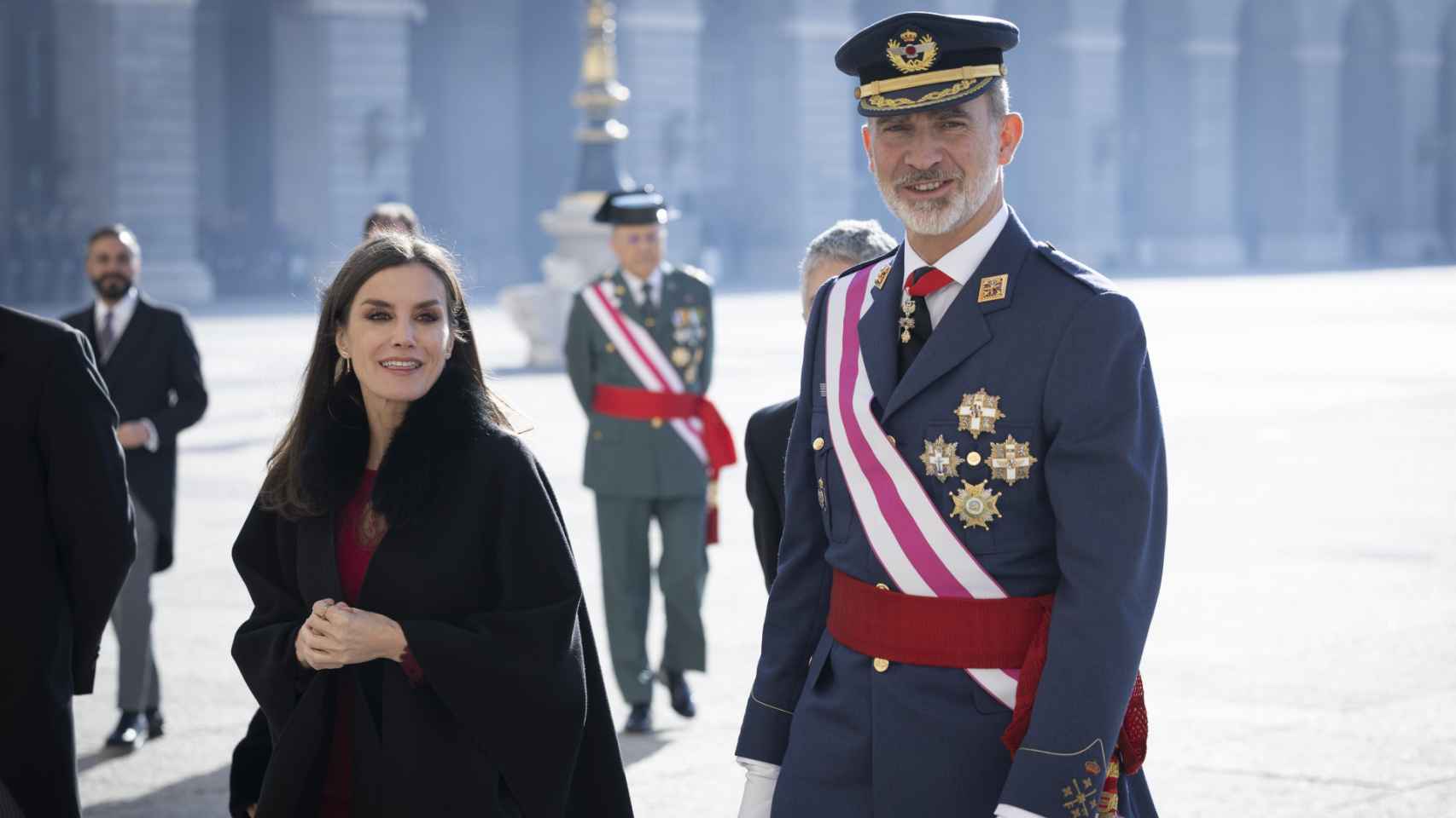 Felipe VI y Letizia en la Pascua Militar de 2023