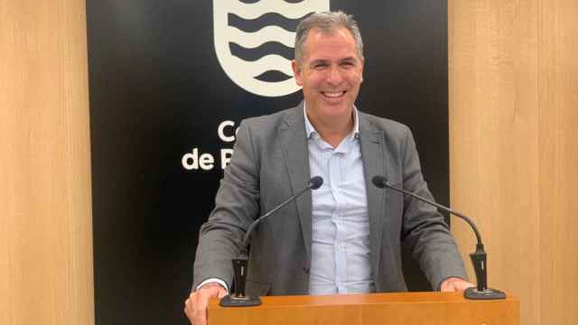 Rafa Domínguez en rueda de prensa.