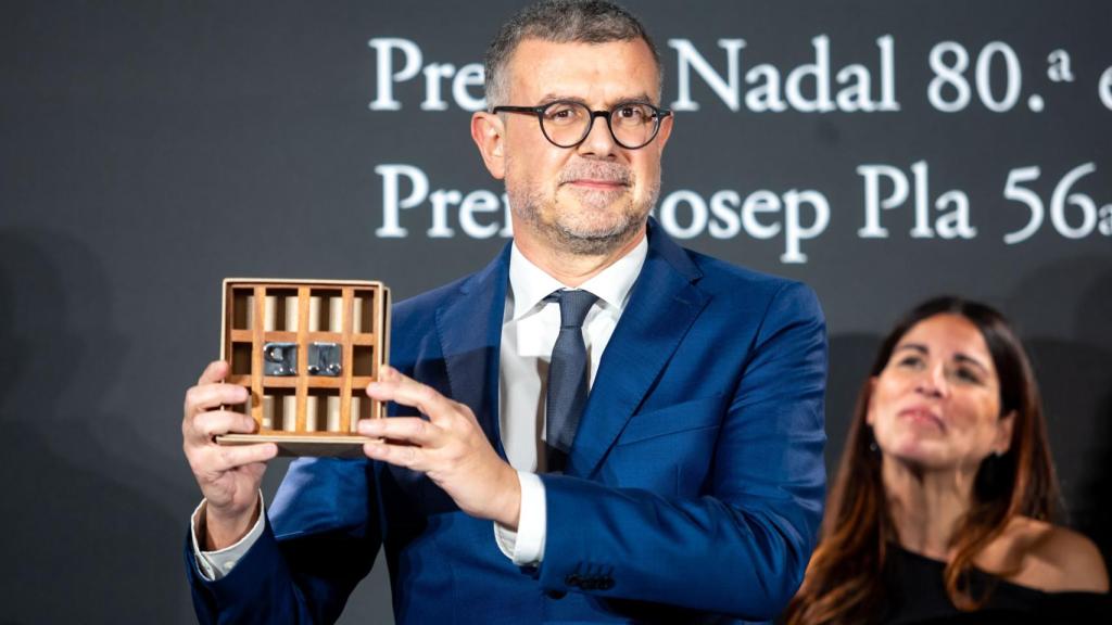 Jaume Clotet recibe el Premio Josep Pla 2024 en el Hotel Palace de Barcelona. Foto: Kike Rincón / Europa Press