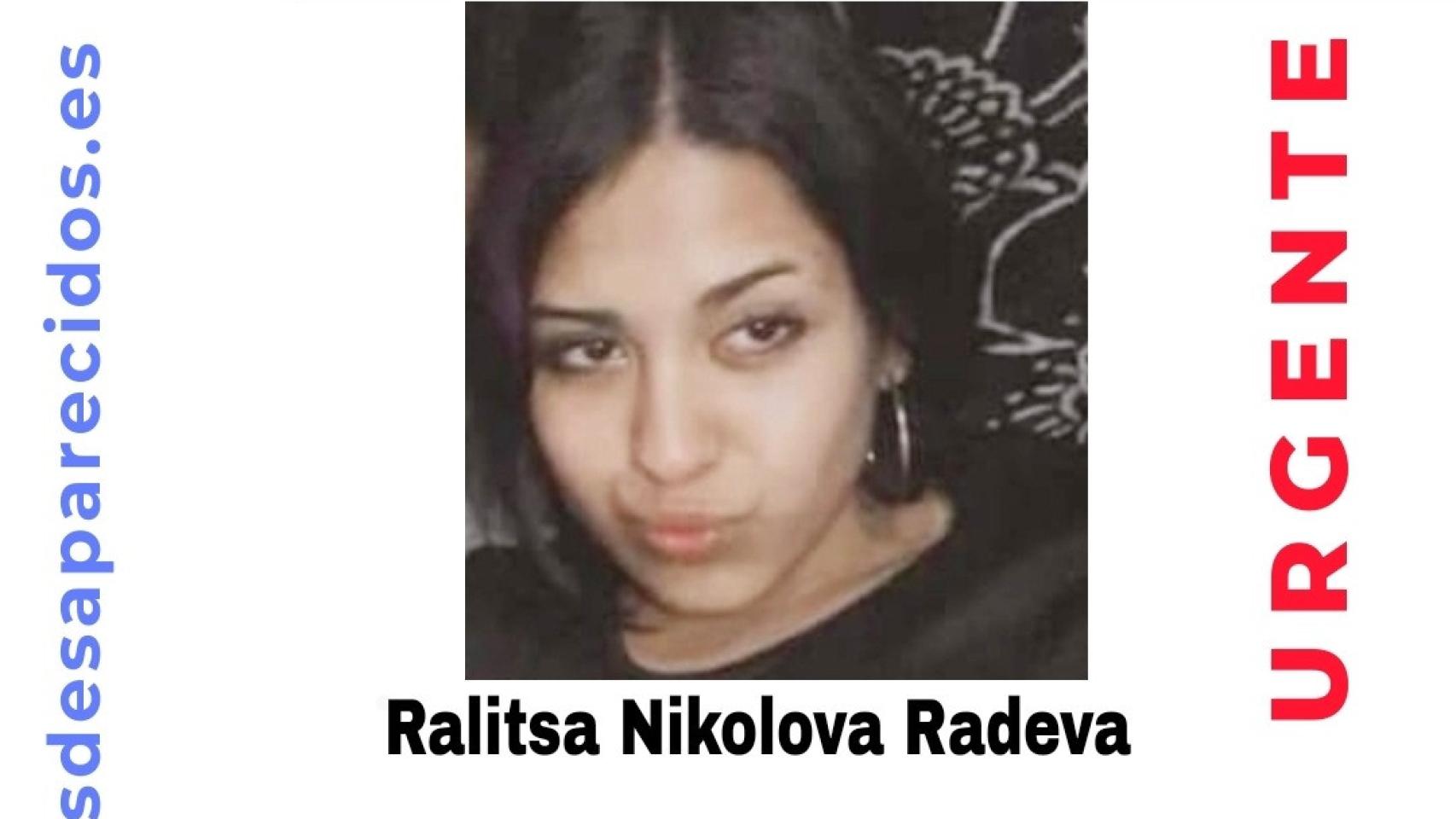 Cartel de desaparecida de Ralitsa