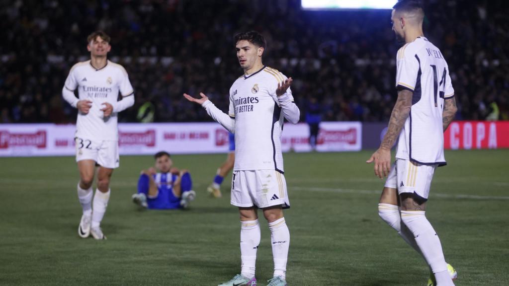Brahim celebra su gol