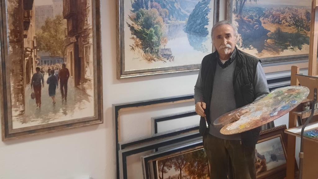 José Ignacio Lorréns 'Nacho' en su estudio.