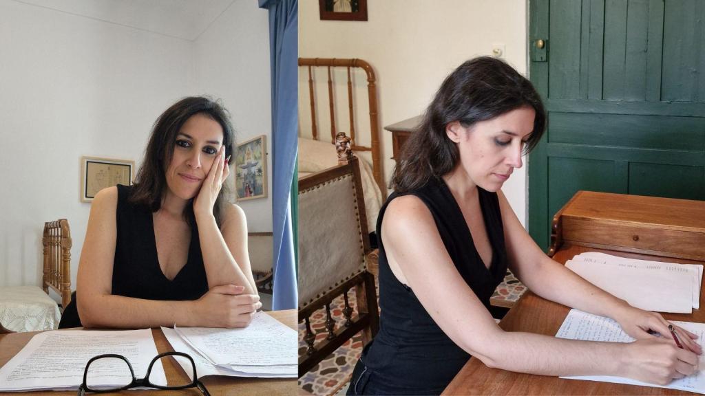 Ana Bernal-Triviño, en la huerta de San Vicente.