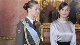 La Princesa y la reina Letizia en la Pascua Militar.